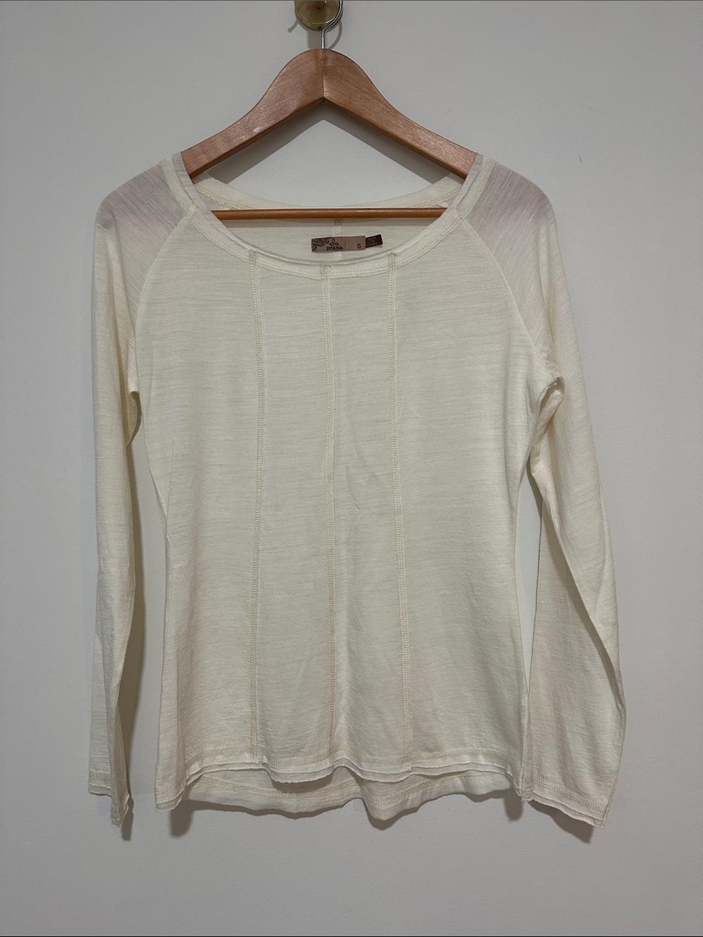 Prana Women’s Cream Long-Sleeve Lightweight Tunic